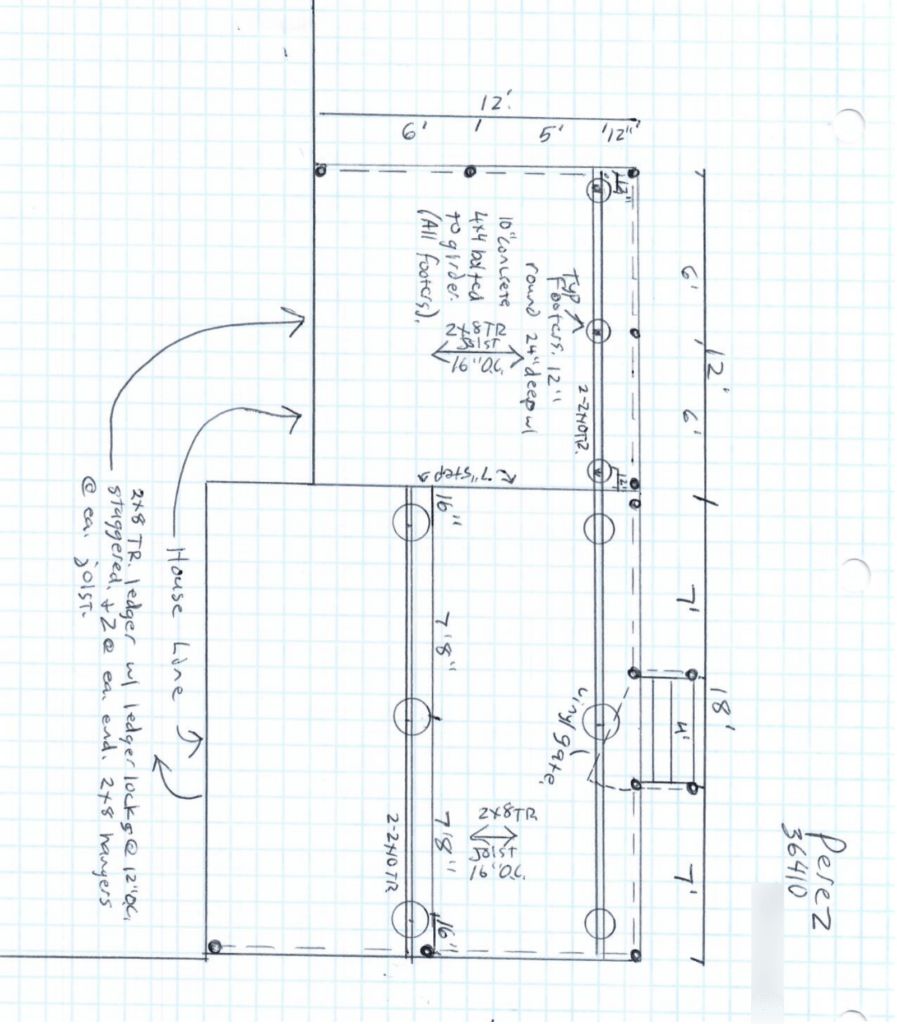 What To Consider When Building a House Deck -Deck Drawings