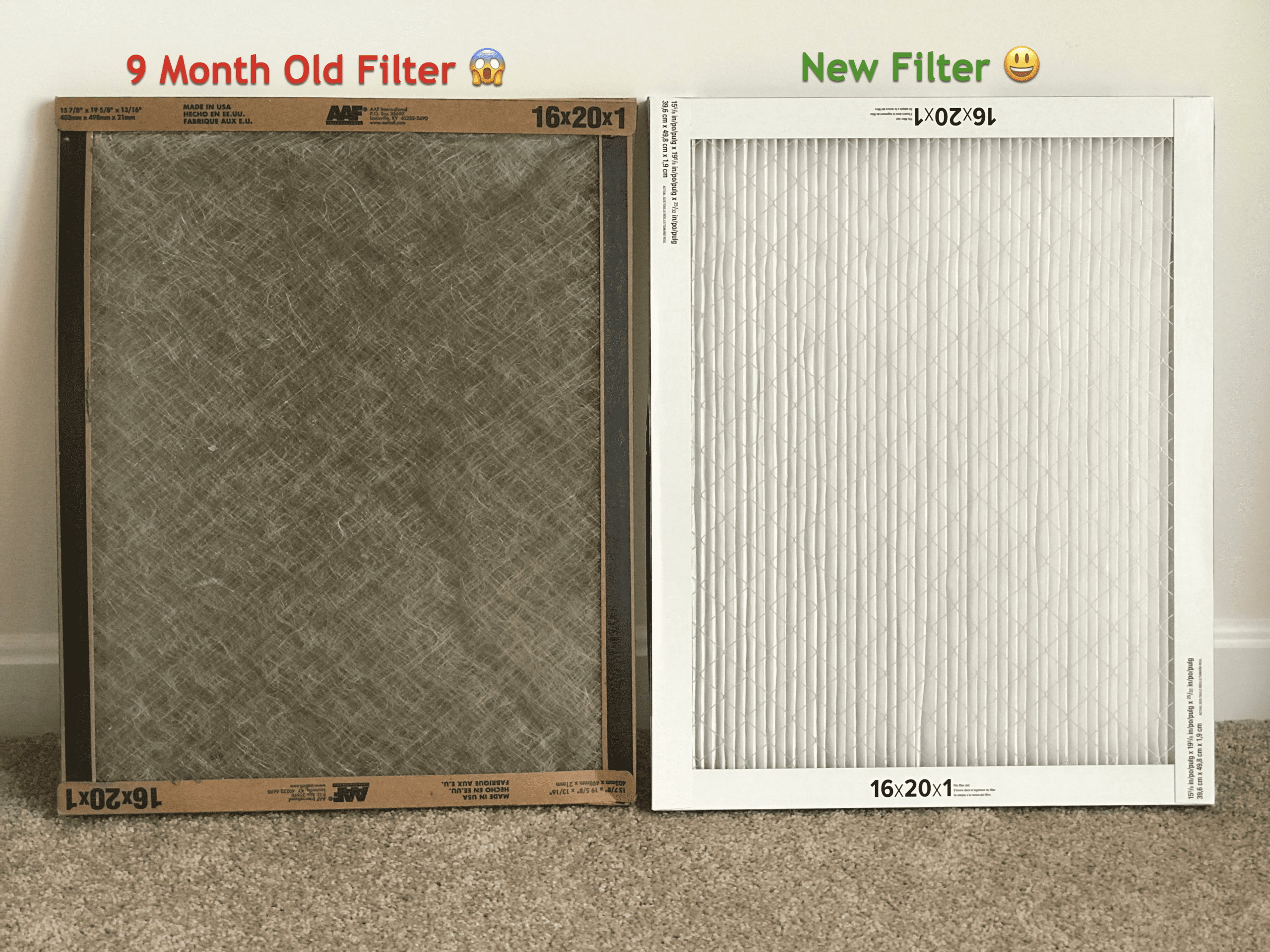 What Happens if You Forget to Replace Your Furnace Air Filter? - 9-month old filter