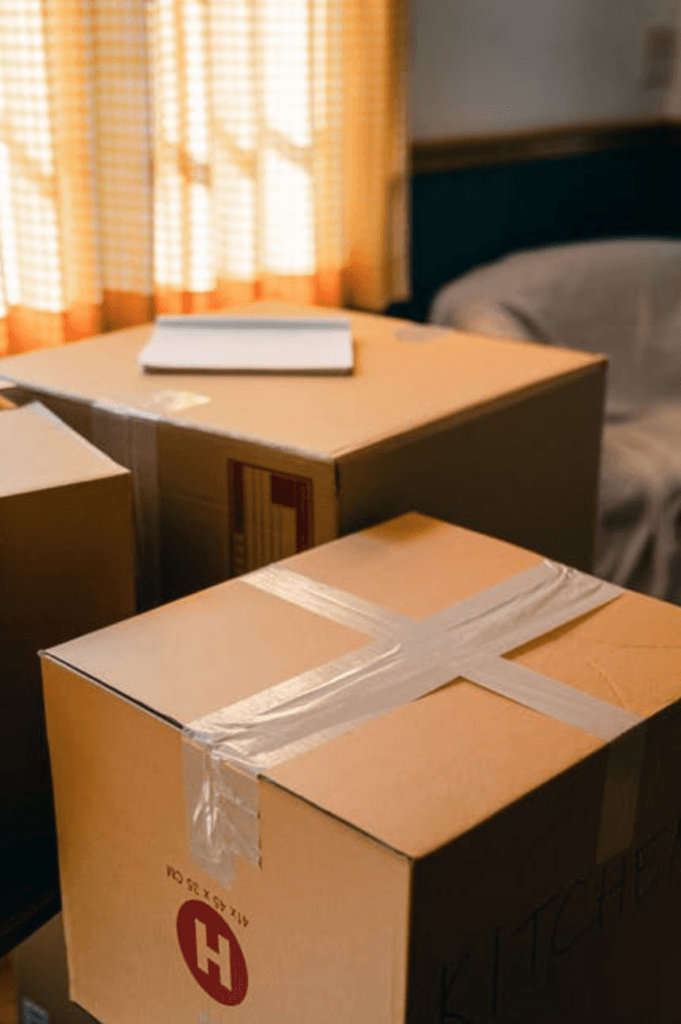 How to save money when hiring movers - moving boxes