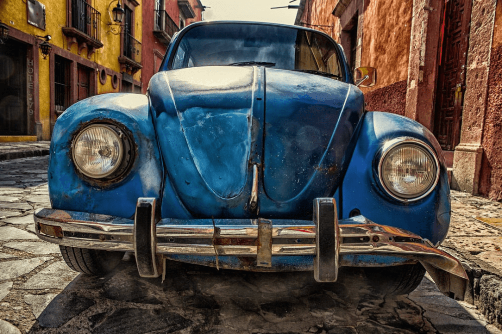 Can an Unregistered Car Be Parked on Private Property? - Unregistered Volkswagen Beetle